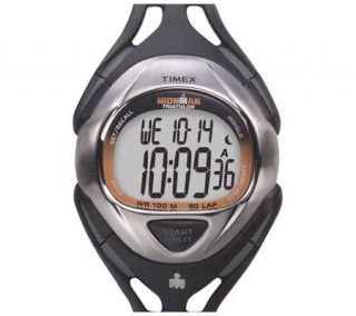 Timex Mens Ironman Sleek 50 Lap Resin Strap Watch —