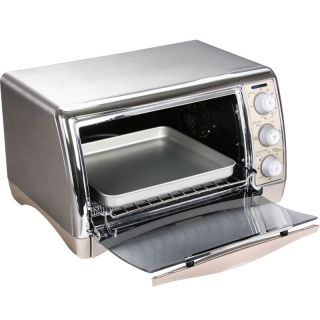  Steel Perfect Broil Convection Toaster Oven & Broiler   Black & Decker