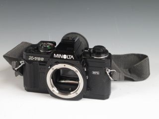 Minolta x 700 35mm Film Camera w MD 50mm Lens Tele Converter Bag