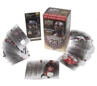 Michael Jordan CareerHighlight 100 Card Set w/ Hall of Fame Ticket