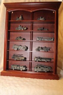 Franklin Mint Fire Truck Collection with Display Case