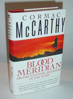 Cormac McCarthy Blood Meridian UK 1st Hardback 1989