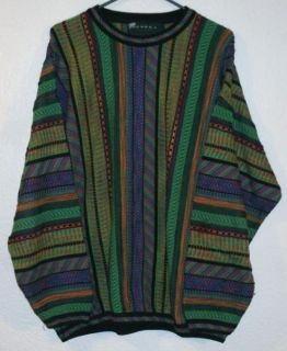 Vintage Mens Tundra Super Colorful Ugly Cosby Sweater Sz XL