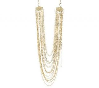 Multi Chain Draping 37 Trend Necklace —
