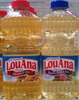  Oil or Louana Pure Peanut Oil 24 oz Bottle Cooking Frying
