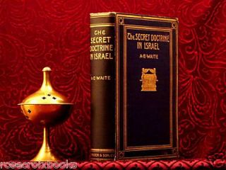 Masonic Waite Secret Doctrine Israel Rosicrucian Occult