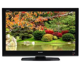 Sharp 42 Diagonal 1080p 60Hz AQUOS LCD HDTV  Black —
