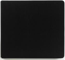 colorbok black licorice perfect scrapbook fabric postbound album 8 x8