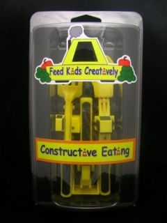 Constructive Eating Construction Set 3 PC Kids Utensils