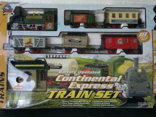 Vintage Continental Express Battery Operated Train Set with Train