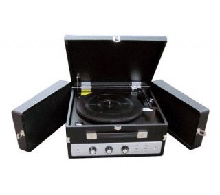 Pyle PLTTB8UI Classical Vinyl Turntable RecordPlayer   E253439