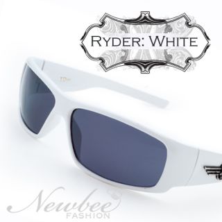 Mens Sunglasses White Ryder Shades Sport Eyewear Cool