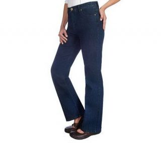 Denim & Co. How Fitting Tall Tummy Slimming Bootcut Jeans