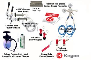 Our kegerator conversion kits come complete with detailed instructions