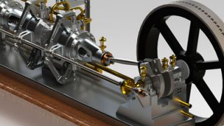New Plans to Build A Scale Model Snow Tandem Double Acting Engine