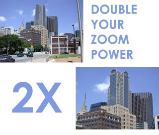 auto exposure features are retained when using this 2x converter