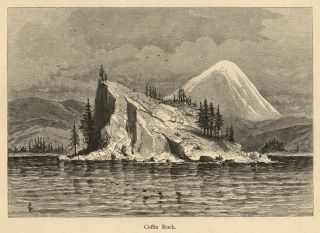 On The Columbia River WA or Six Woodcut Book Plate Views by R Swain