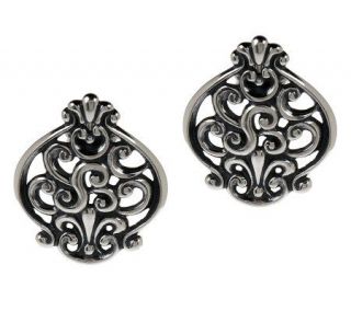Carolyn Pollack Sincerely Essential Sterling Button Earrings   J265244