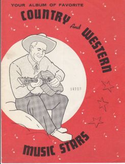 Country Western Music Stars Ernest Tubb Bobby Lewis