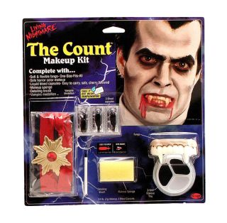 Count Dracula 6pc Halloween Fancy Dress Make Up Kit