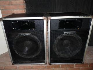   Speaker Cabinets CS 115H PA Guitar Commercial 15 Woofers Horns Audio