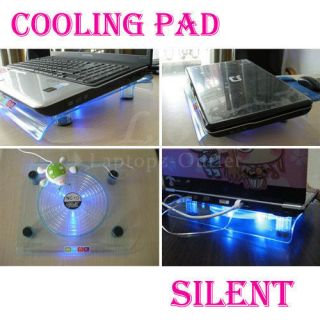 New USB 828 Big Fan Light Cooling Pad for Laptop Notebook 14 1 to 15