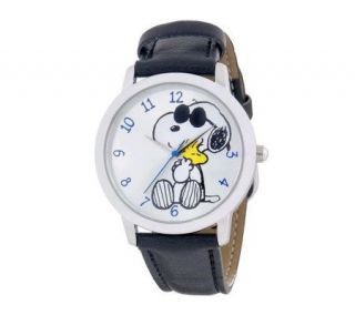 Armitron Ladies Snoopy Silvertone Analog Watch —