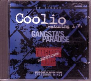 COOLIO GANGSTAS PARADISE Dangerous Minds Soundtrack CD Single