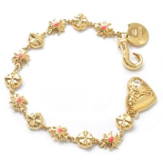 Invicta Womens Elements Gold Charm Bracelet 5972 New