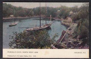 Nova Scotia C 1906 Purcells Cove Halifax RARE C H Smith 1335 Unused