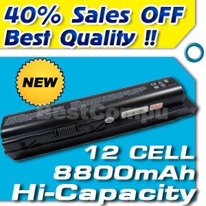 12 CELL Extended Battery For HP 485041 001 Compaq Presario CQ60 CQ70