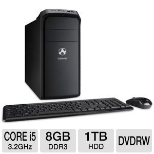 gateway dx4870 core i5 8gb 1tb hdd desktop pc note the condition of