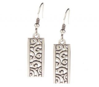 Brighton Deco Style Lace Earrings —