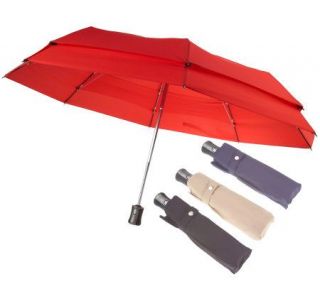 Samsonite Wind Resistant Double Canopy Auto Open&Close Umbrella