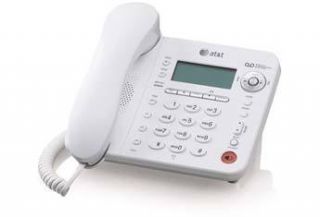 New at T 1856 Corded Phone Digital Answering Machine