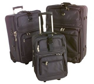 Ciao] Weymouth 3 pc. Upright Rolling Luggage Set —