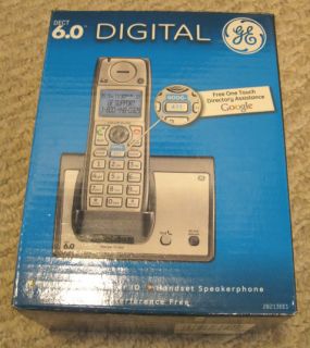 NEW IN BOX GE DECT 6 0 DIGITAL CORDLESS PHONE MODEL 28213EE1 A