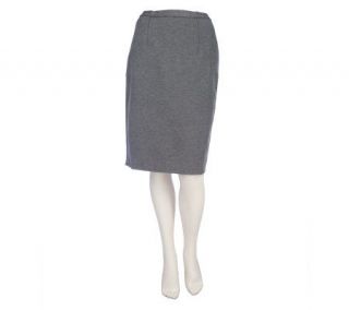 Linea by Louis DellOlio Slim Skirt with Side Pockets —