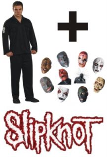 Slipknot Costume Adult Jumpsuit Mask Size Small Maggot Army Uniform