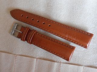   leather tuscany brown 20mm watch strap band correa bracelet Roma