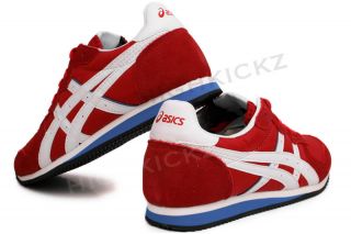 Asics Onitsuka Tiger Corrido Red White H071L 2301 Womens Running Shoes
