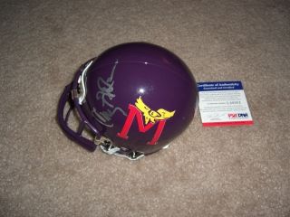 Coach Craig T Nelson Signed Minnesota Mini Helmet PSA