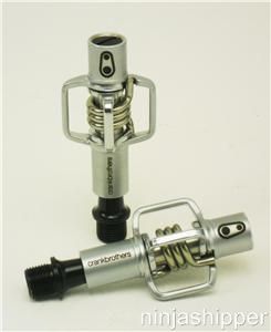 NEW Crank Brothers Eggbeater 1 Pedals   Silver   Crankbrothers