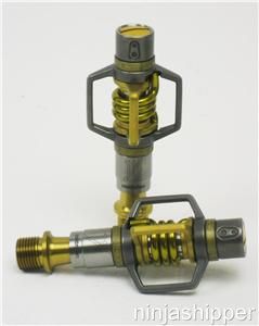 NEW Crank Brothers Eggbeater 11 Pedals   Gold   Crankbrothers