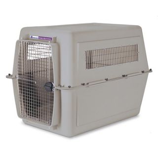 Large Petmate Dog Hard Plastic Crate Cage Beige 35x23x26  Pick Up