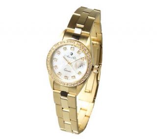 Arte dOro 1/2 ct tw Diamond Polished & Satin Watch, 18K Gold   J299069