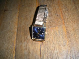 Vintage Collectible Jean Cardot 17 Jewels Date Watch Very Good Cond