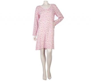 Carole Hochman Grapevine Rose Cotton Jersey 38 Sleepshirt   A218069