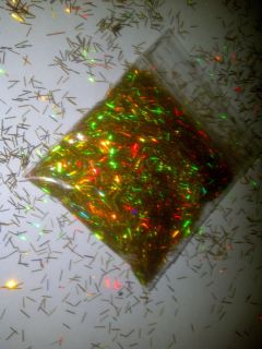 Holographic Confetti Nail Art Glitter Fabulous Gold 5g Bags