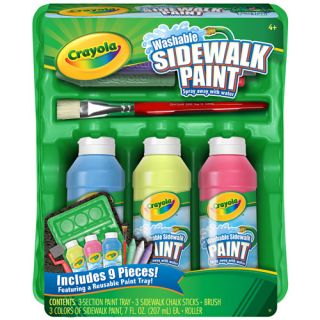 crayola 55 3510 sidewalk paint tray washable new